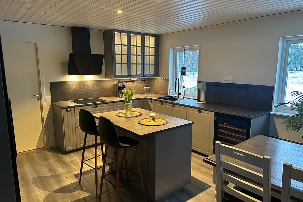 Nybyggt kök i modern stil